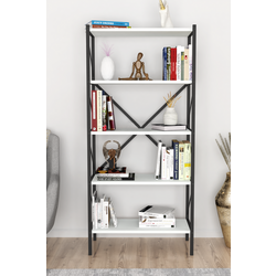 Комплект офисной мебели Fabulous 4 полки/Shelves Metal 5 секции/Gotel C4F (White/Black) Thumb