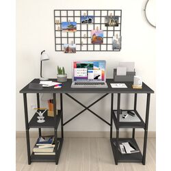 Комплект офисной мебели Fabulous 4 полки/Shelves Metal 5 секции/Jumi Smart CM-922983 (Anthracite/Black) Thumb