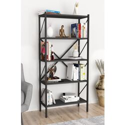 Комплект офисной мебели Fabulous 4 полки/Shelves Metal 5 секции/Jumi Smart CM-922983 (Anthracite/Black) Thumb