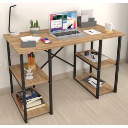 Комплект офисной мебели Fabulous 4 полки/Shelves Metal 5 секции/Jumi Smart CM-922983 (Pine/Black) Thumb