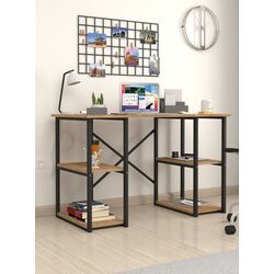 Комплект офисной мебели Fabulous 4 полки/Shelves Metal 5 секции/Jumi Smart CM-922983 (Pine/Black) Thumb