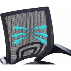 Комплект офисной мебели Fabulous 4 полки/Shelves Metal 5 секции/Jumi Smart CM-922983 (White/Black) Thumb