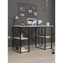 Комплект офисной мебели Fabulous 4 полки/Shelves Metal 5 секции/Jumi Smart CM-922983 (White/Black) Thumb