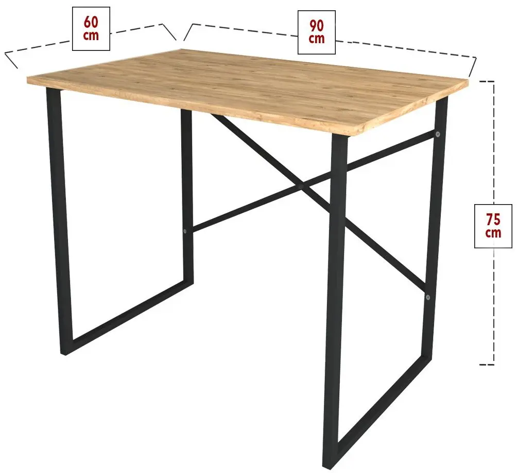 Комплект офисной мебели Fabulous 60/Gotel C4F (Pine/Black) - 2