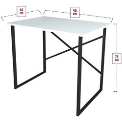 Комплект офисной мебели Fabulous 60/Gotel C4F (White/Black) Thumb