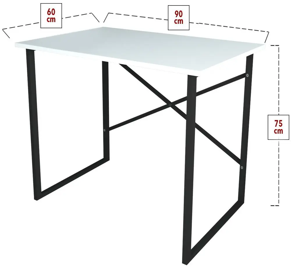 Комплект офисной мебели Fabulous 60/Gotel C4F (White/Black) - 3