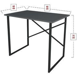 Комплект офисной мебели Fabulous 60/Jumi Smart CM-922983 (Anthracite/Black) Thumb