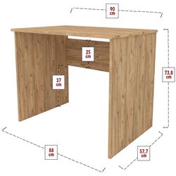 Комплект офисной мебели Fabulous 60x90/Gotel C4F (Pine/Black) Thumb