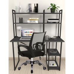 Комплект офисной мебели Fabulous с надставкой/Gotel C4F (Anthracite/Black)