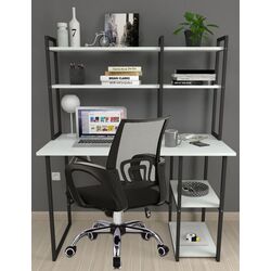 Комплект офисной мебели Fabulous с надставкой/Gotel C4F (White/Black)