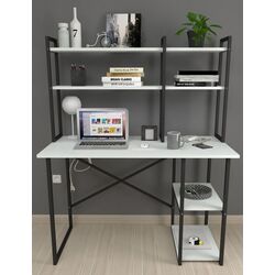 Комплект офисной мебели Fabulous с надставкой/Jumi Smart CM-922983 (White/Black) Thumb