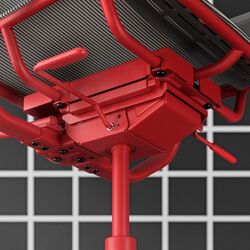 Set de mobila pentru oficiu Ikea Fredde/Styrspel (Negru/Gri/Rosu) Thumb