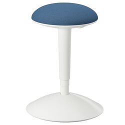 Set de mobila pentru oficiu Ikea Gladhojden/Nilserik (Alb/Albastru Inchis) Thumb