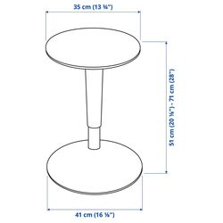 Set de mobila pentru oficiu Ikea Gladhojden/Nilserik (Alb/Albastru Inchis) Thumb