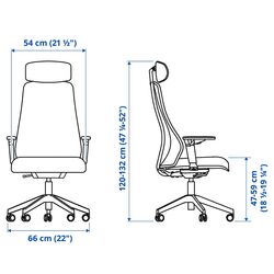 Set de mobila pentru oficiu Ikea Huvudspelare/Matchspel (Negru/Rosu) Thumb