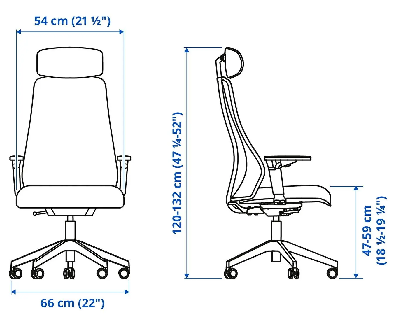 Set de mobila pentru oficiu Ikea Huvudspelare/Matchspel (Negru/Rosu)