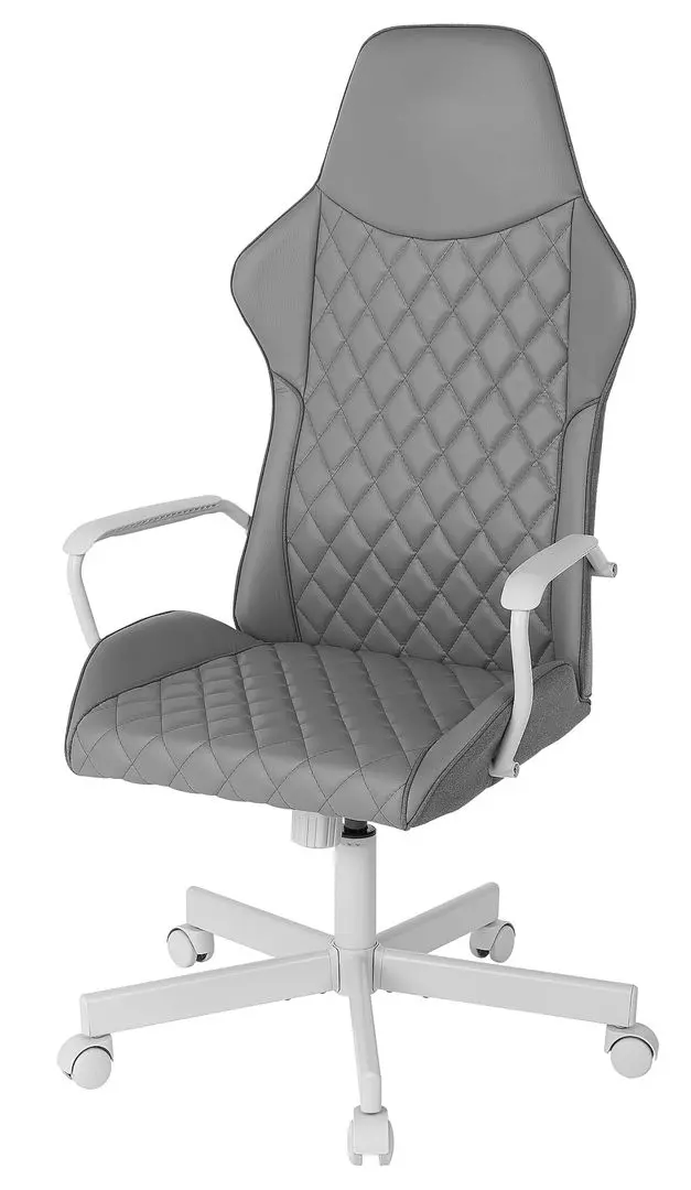 Комплект офисной мебели Ikea Huvudspelare/Utespelare (Бежевый/Серый) - 2