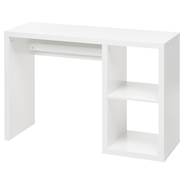 Комплект офисной мебели Ikea Kallax/Eldberget (Белый/Темно-серый/Черный)