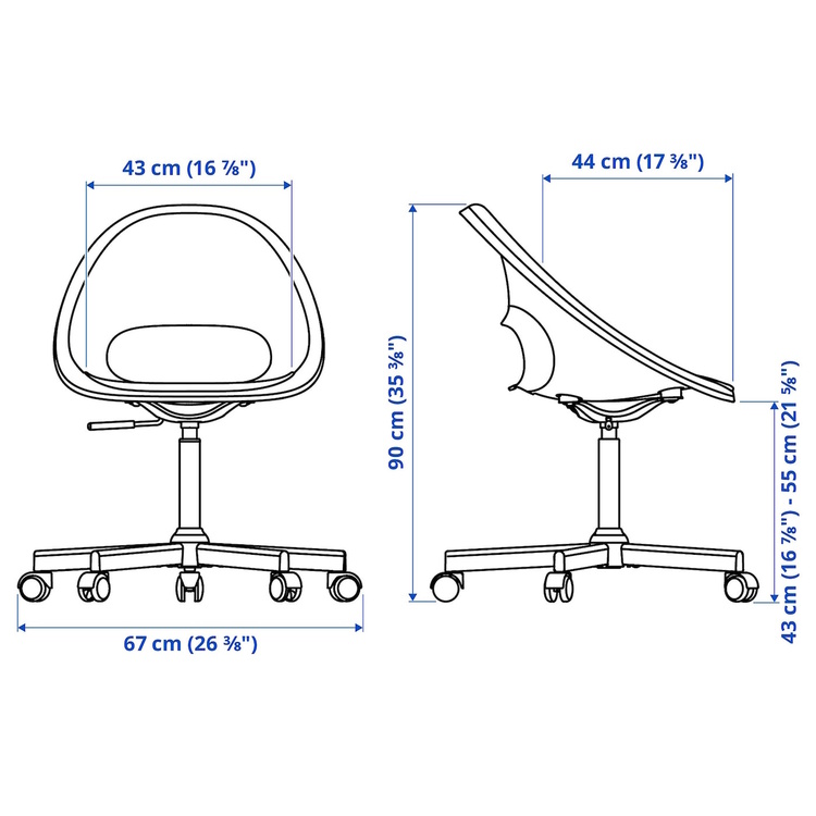 Комплект офисной мебели Ikea Kallax/Eldberget (Имитация состаренного дуба/Темно-серый/Черный)