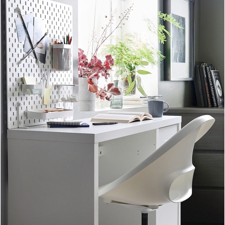 Set mobila pentru oficiu Ikea Kallax/Loberget (Alb)