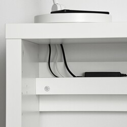 Set mobila pentru oficiu Ikea Kallax/Loberget (Alb) Thumb