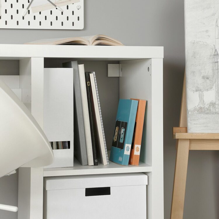 Set mobila pentru oficiu Ikea Kallax/Loberget (Alb)