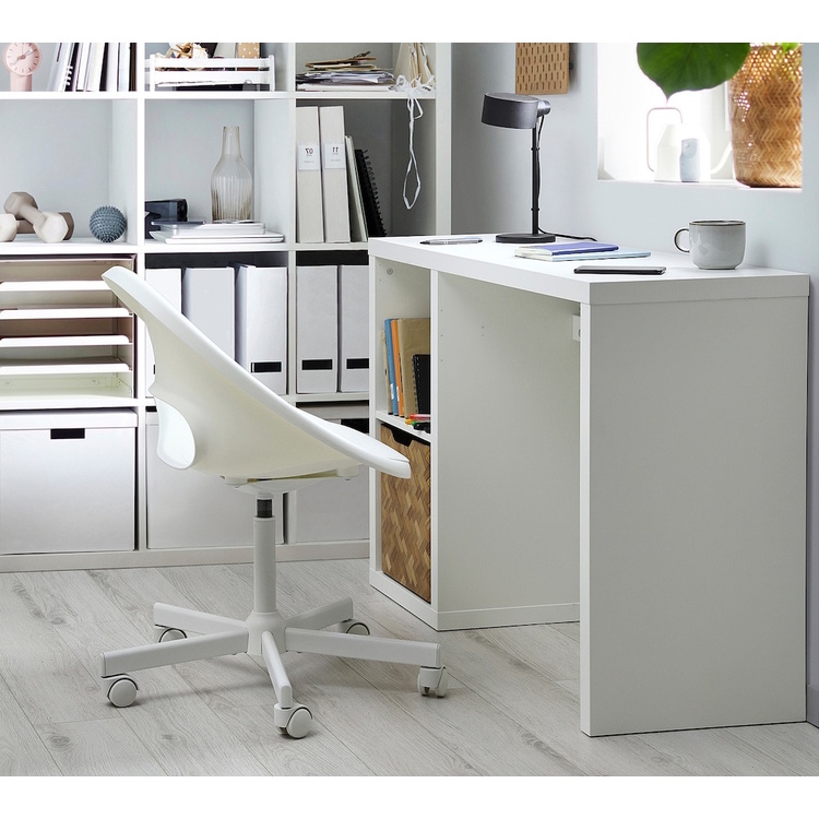 Set mobila pentru oficiu Ikea Kallax/Loberget (Alb)