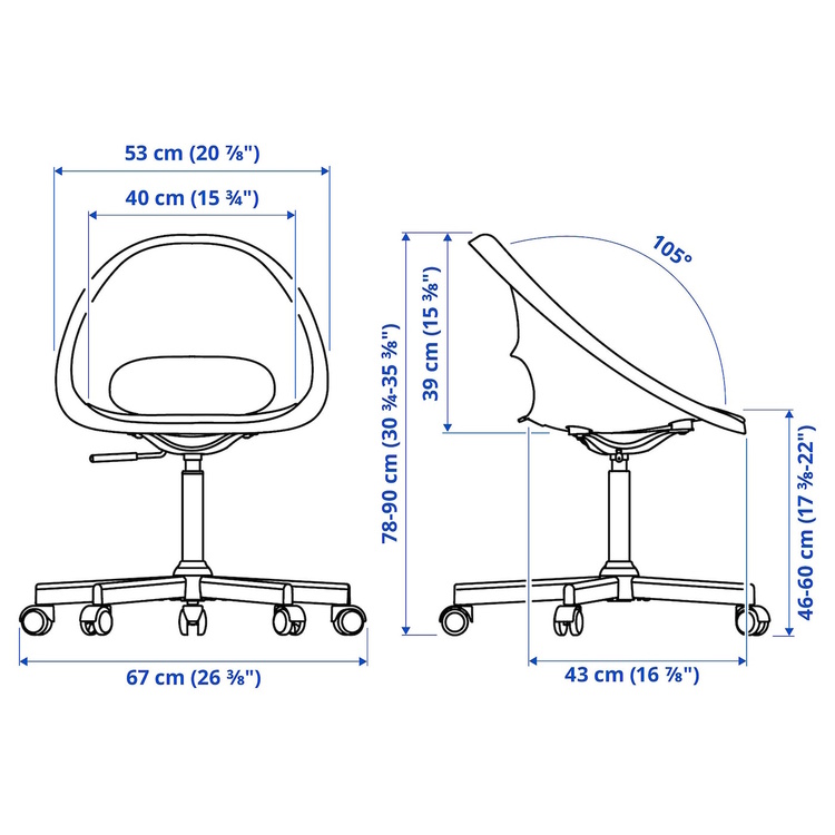 Set mobila pentru oficiu Ikea Kallax/Loberget (Alb)