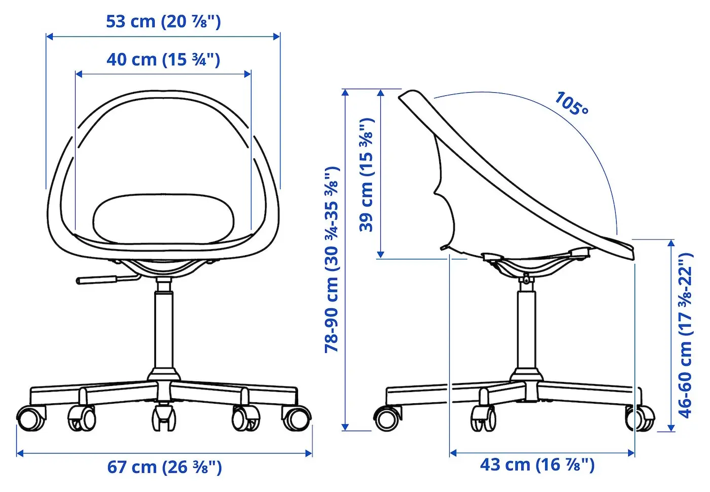 Set mobila pentru oficiu Ikea Kallax/Loberget (Alb)