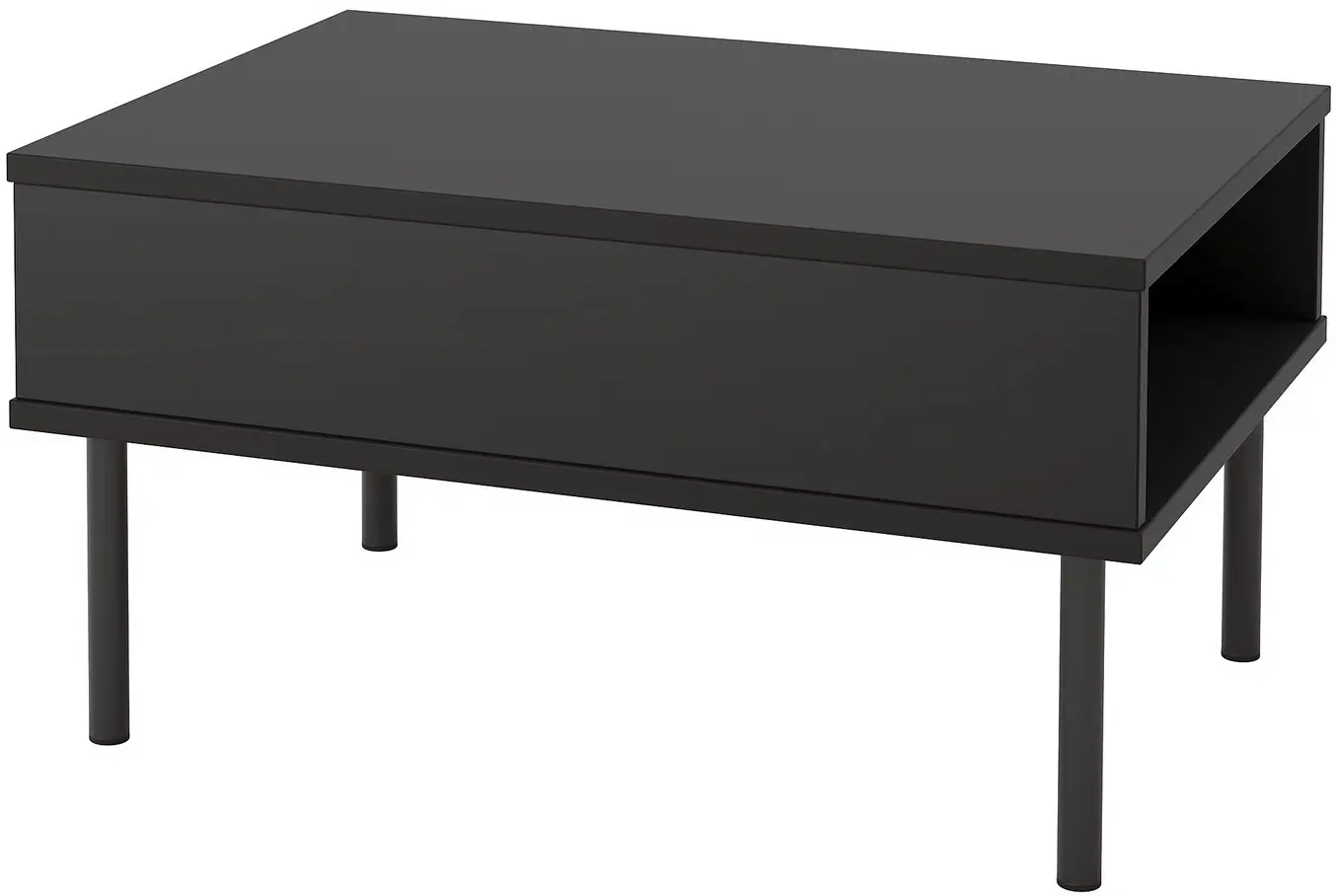 Комплект офисной мебели Ikea Lillehem/Gunnared/Tunsta дерево (Красно-коричневый/Натуральное дерево/Черный) - 5