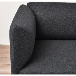 Комплект офисной мебели Ikea Lillehem/Gunnared/Tunsta дерево (Темно-серый/Натуральное дерево/Черный) Thumb