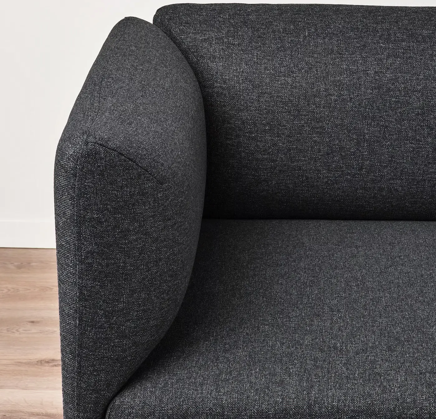 Комплект офисной мебели Ikea Lillehem/Gunnared/Tunsta дерево (Темно-серый/Натуральное дерево/Черный) - 3