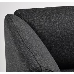 Комплект офисной мебели Ikea Lillehem/Gunnared/Tunsta металл (Темно-серый/Черный) Thumb