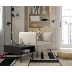 Комплект офисной мебели Ikea Lillehem/Vissle/Tunsta металл (Бежевый/Черный)