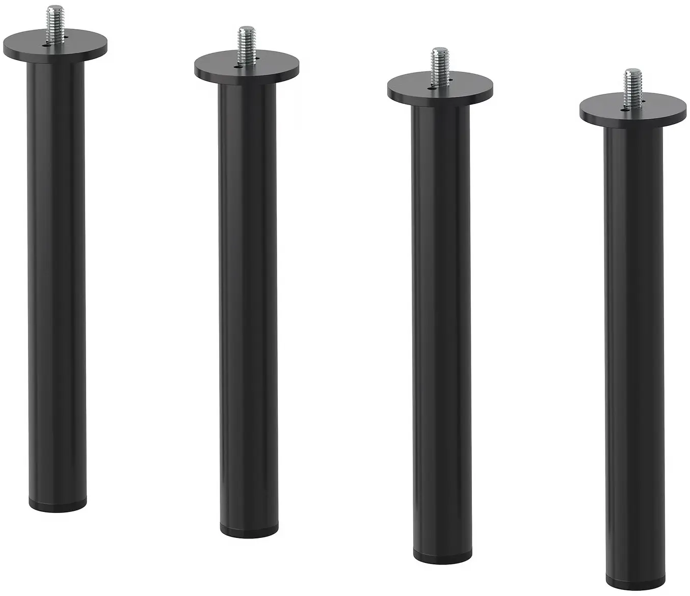 Set mobila pentru oficiu Ikea Lillehem/Vissle/Tunsta metal (Bej/Negru) - 10