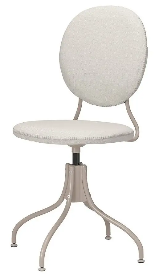 Set de mobila pentru oficiu Ikea Ridspo/Bjorkberget (Stejar/Bej)