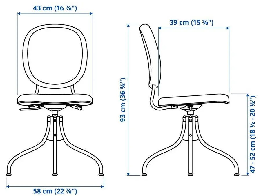 Set de mobila pentru oficiu Ikea Ridspo/Bjorkberget (Stejar/Bej)