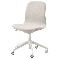 Set de mobila pentru oficiu Ikea Ridspo/Langfjall (Stejar/Bej/Alb) Thumb