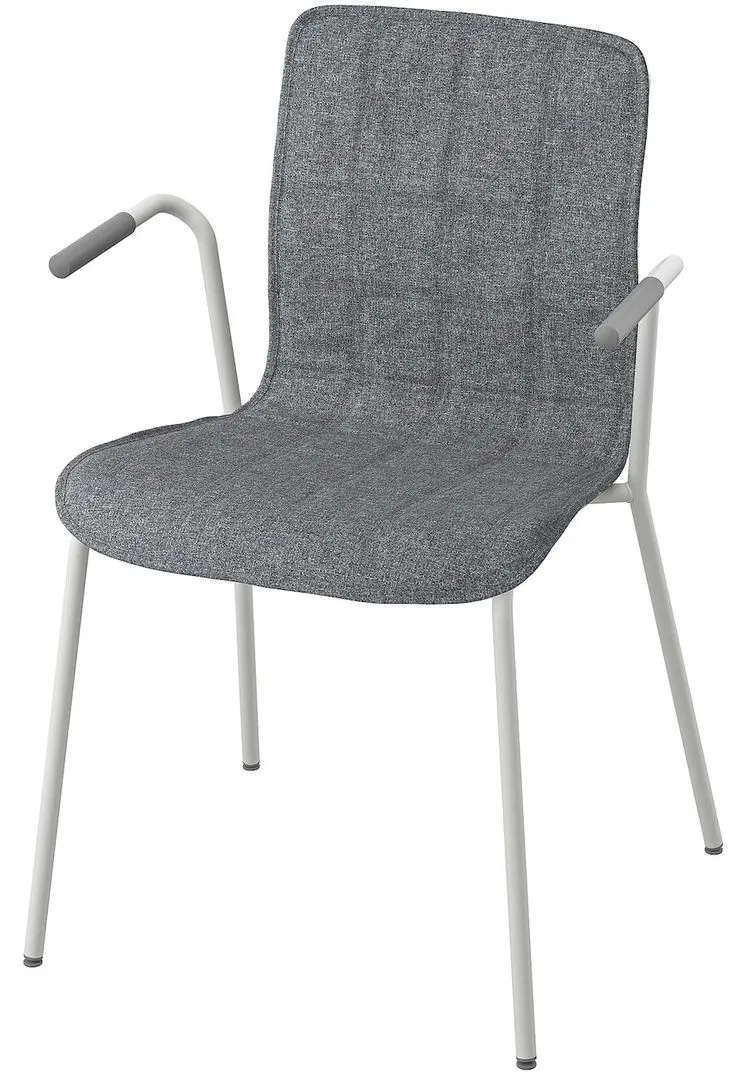 Set de mobila pentru oficiu Ikea Trotten/Laktare 120x70 (Bej/Alb/Gri)