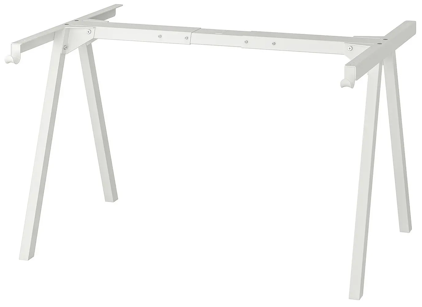 Set de mobila pentru oficiu Ikea Trotten/Langfjall 160x80 (Alb/Gri-verde)