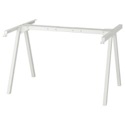 Комплект офисной мебели Ikea Trotten/Langfjall 160x80 (Бежевый/Темно-серый/Белый) Thumb