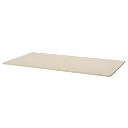 Комплект офисной мебели Ikea Trotten/Langfjall 160x80 (Бежевый/Темно-серый/Белый) Thumb