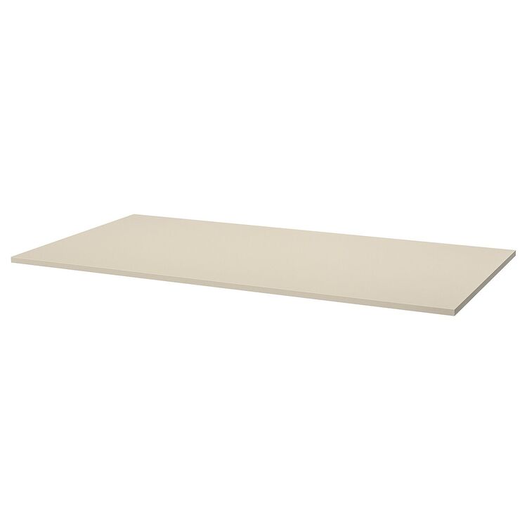 Комплект офисной мебели Ikea Trotten/Langfjall 160x80 (Бежевый/Темно-серый/Белый)