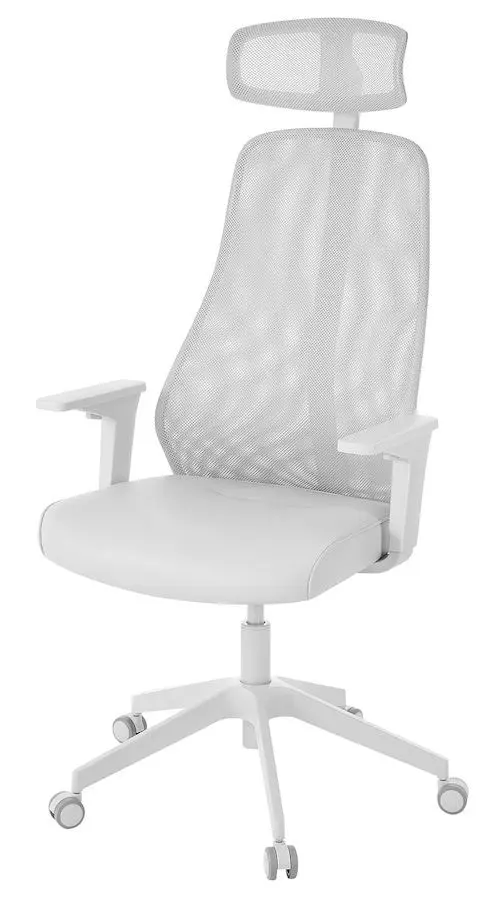 Set de mobila pentru oficiu Ikea Trotten/Matchspel 80x140 (Bej/Alb/Gri)