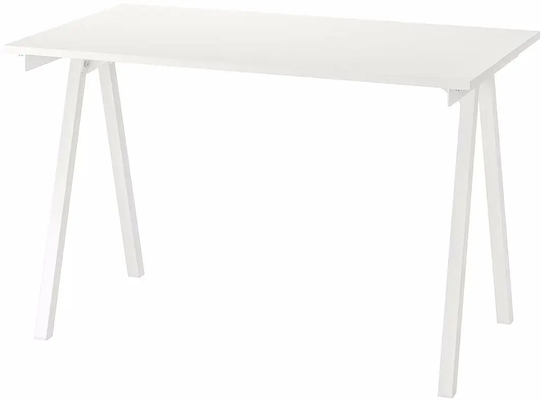 Set de mobila pentru oficiu Ikea Trotten/Matchspel (Alb/Gri)