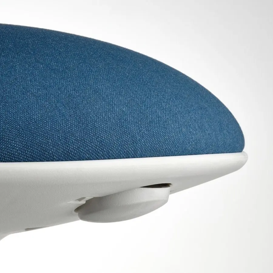 Set de mobila pentru oficiu Ikea Trotten/Nilserik (Alb/Albastru Inchis)