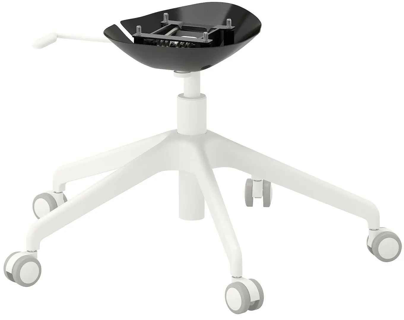 Set de mobila pentru oficiu Ikea Trotten/Tossberg 160x80 (Bej/Alb)