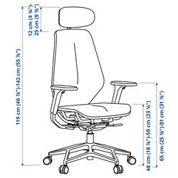Комплект офисной мебели Ikea Uppspel/Styrspel 140x80 (Черный/Фиолетовый) Thumb