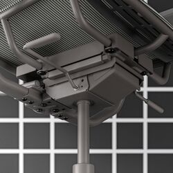 Комплект офисной мебели Ikea Uppspel/Styrspel (Черный/Серый) Thumb