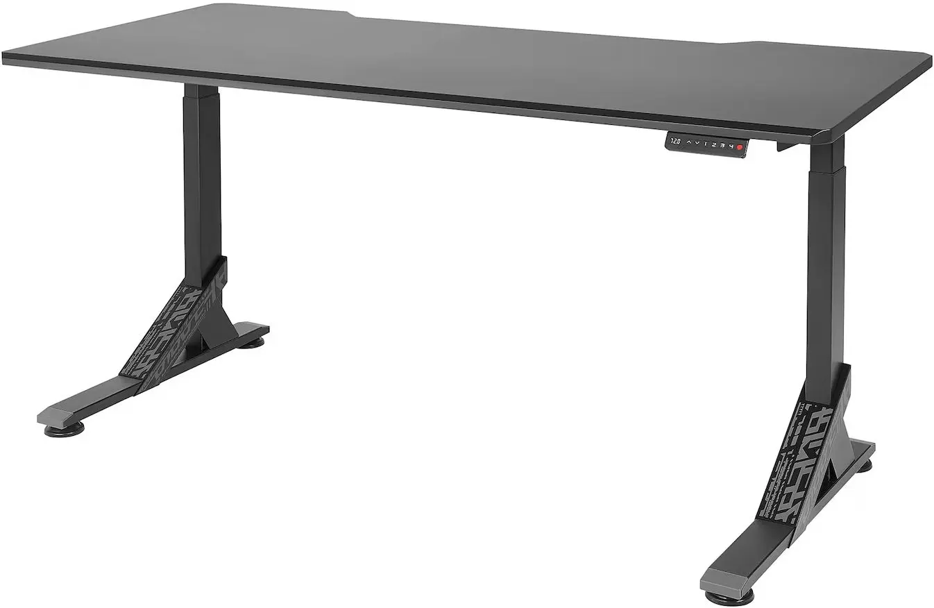 Комплект офисной мебели Ikea Uppspel/Styrspel (Черный/Серый) - 18